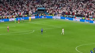 EURO 2020 Final England  Italy penalty shootout and fan reactions [upl. by Irneh]