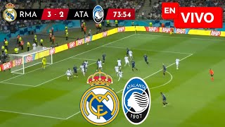 🔴 REAL MADRID VS ATALANTA PARTIDO EN VIVO  CHAMPIONS LEAGUE  JUEGA MBAPPE [upl. by Alaehs]