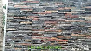 Stone wall tiles elevation design [upl. by Angelica492]