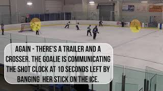 Ringette offense [upl. by Lyontine]