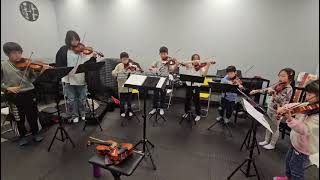 Violin Ensemble Rehearsal [upl. by Pimbley]