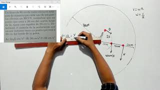 MOVIMIENTO CIRCUNFERENCIAL MCU Y MCUV  Problema 15 [upl. by Attenat]