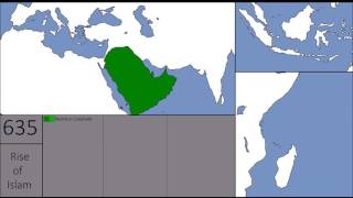 The Empire of Islam  Rashidun Umayyid amp Abbasid Empire  Year by Year comparision [upl. by Nahsyar]