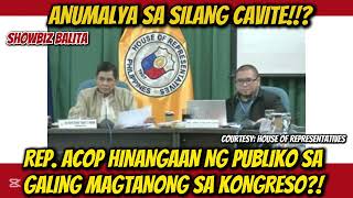 REP ACOP HINANGAAN NG PUBLIKO SA GALING MAGTANONG SA KONGRESO [upl. by Annaiuq642]