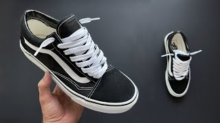 HOW TO LACE VANS OLD SKOOL LOOSE Lace up [upl. by Aylat]