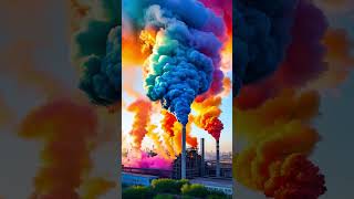 Watch These Smokestacks Paint The Sky In MAGICAL Colors [upl. by Ahsaeyt545]