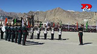 INDIAN ARMY LADAKH SCOUTS REGIMENT CENTER BAGPIPER BAND 72 REPUBLIC DAY UT LADAKH jk2 jkmusicals [upl. by Kaplan7]