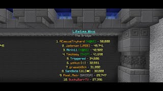 First Player To Hit 50 THOUSAND Hypixel Bridge Wins [upl. by Seni]