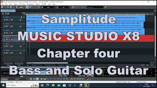 Samplitude MUSIC STUDIO X8 Chapter four [upl. by Tarr]