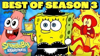 BEST of SpongeBob Season 3  60 Minute Compilation  SpongeBob [upl. by Preciosa]