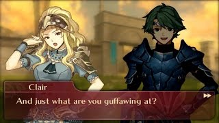 Fire Emblem Echoes Shadows of Valentia  Clair amp Alm Support Conversations [upl. by Etireugram]