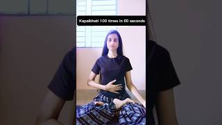 Kapalbhati 100 times in 60 seconds [upl. by Caplan296]