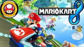 Mario Kart 8 Mushroom Cup 150cc Basics amp How to Unlock Characters Gameplay Walkthrough PART 1 Wii U [upl. by Ynalem]