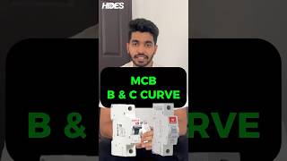 MCB B curve amp C curve explained  Which One Should You Usequot electricalmcb [upl. by Lyrem219]