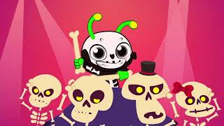 Chumbala Cachumbala Dance💀 Spooky Kids Songs  Groovy the Martian [upl. by Raddie]