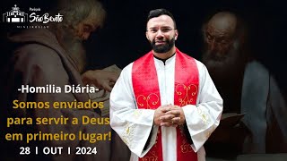 Somos enviados para servir a Deus em primeiro lugar Dom Thiago  Homilia  28102024 [upl. by Desdemona561]