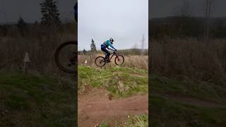 Riding Super Muddy Enduro Trails  Bikepark Driedorf  mtb shorts [upl. by Esilahs]