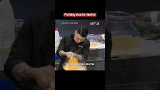 Oddly satisfying video of NapoliMatfia making risotto cooking CulinaryClassWars Netflix [upl. by Hcaz]