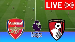 🔴Live  Afc Bournemouth vs Arsenal I Premier League Full Match Live Streaming eFootball Pes 21 [upl. by Anniahs]