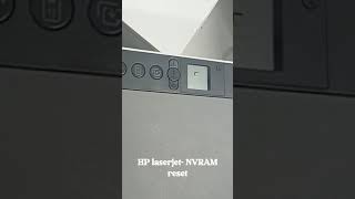 NVRAM reset steps for all HP LaserJet printer how restore hp printer laserjet printing issue [upl. by Ik]