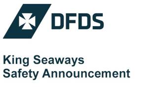 DFDS Seaways  King Seaways  Safety Announcement [upl. by Chlori]