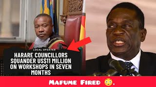 CORRUPT Harare Mayor Jacob Mafume Fired 😳 [upl. by Burdett]