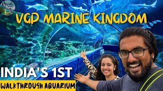 VGP Marine Kingdom Chennai  2022 Updates  Indias 1st Underwater Aquarium  Perfect Weekend trip [upl. by Repsaj]