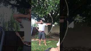 Testing a Primitive Flatbow by Victor Petroni [upl. by Enitsud]