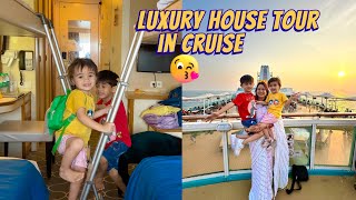 Cruise Mein Hamara Luxury House Tour 😍 Sapne Sach Ho Gaye 🥲 First Time Ever [upl. by Laise240]