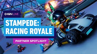 Stampede Racing Royale  Partner Spotlight  IGN Live [upl. by Avis905]