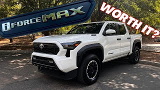 2024 TACOMA iForce MAX REVIEW Why this hybrid isnt made for gas mileage [upl. by Citron]