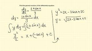 simple diff eqn involving sine function [upl. by Remus]