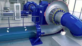 ANDRITZ Hydro turbine animation  Francis [upl. by Nauqat]