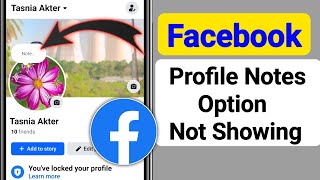 Facebook Profile Notes Option Not Showing  Fix Facebook Profile Notes Option Missing Problem [upl. by Ylrebmi845]