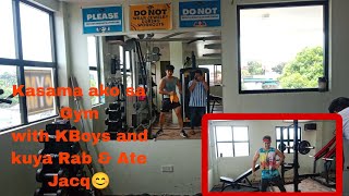 Kasama ako pag gym nila Kuya Rab amp Ate Jacq and Kboys😊 [upl. by Fogg229]