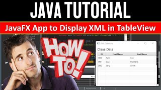 JavaFx App to Display XML Document in TableView [upl. by Migeon329]