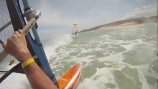 windsurfing fuerteventura sotavento GO PRO HD Rider Ronald Stout [upl. by Smail]