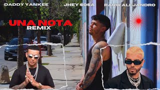 Una Nota  Jhey Sosa Daddy Yankee amp Rauw Alejandro  Remix IA [upl. by Aisek729]