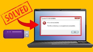 Solved using CMD Pen Drive is Not Accessible The File or Directory is corrupted and unreadable [upl. by Assetak]