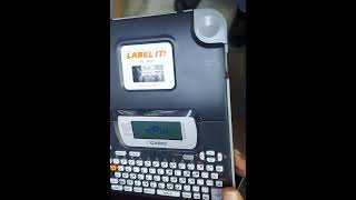 Casio label printer kl820 wwwsvatechnologiesin [upl. by Wystand]