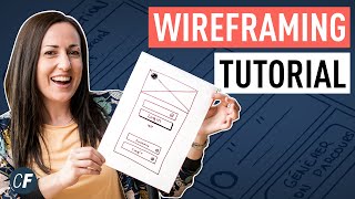 How To Create Your First Wireframe A UX Tutorial [upl. by Retrac]