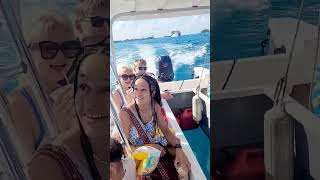 Boat Tour Nassau Bahamas Pig Beach Athol Island [upl. by Daffi]