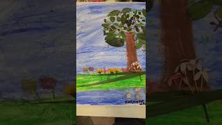 Rendezvous with Nature Prakarti ke sath ek mulakat canvas par gonature naturelive naturefirst [upl. by Willmert]