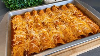 FAVORITE BEEF ENCHILADA Recipe Easy Mexican Recipe [upl. by Dearman273]