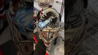 🥅 Olaf Kolzig Signed Goalie Mask WashingtonVisit our website for more details hockey [upl. by Tamara]