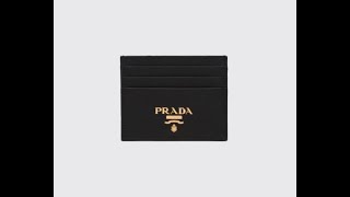 PRADA Saffiano Leather Card Holder 1MC025 QWA F0002 [upl. by Alaric]