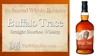 Buffalo Trace Straight Bourbon Whiskey  60 Second Whisky Reviews 018 [upl. by Freyah]