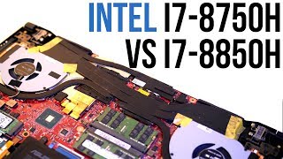 Intel i78750H vs i78850H  Laptop CPU Comparison and Benchmarks [upl. by Gnok]