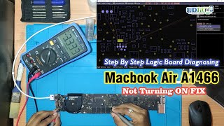 MacBook Air not turning ON FIX  MacBook Repair A1466 [upl. by Bergh]