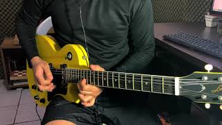 Gambit theme  Xmen vs Street Fighter guitar cover [upl. by Anstice74]